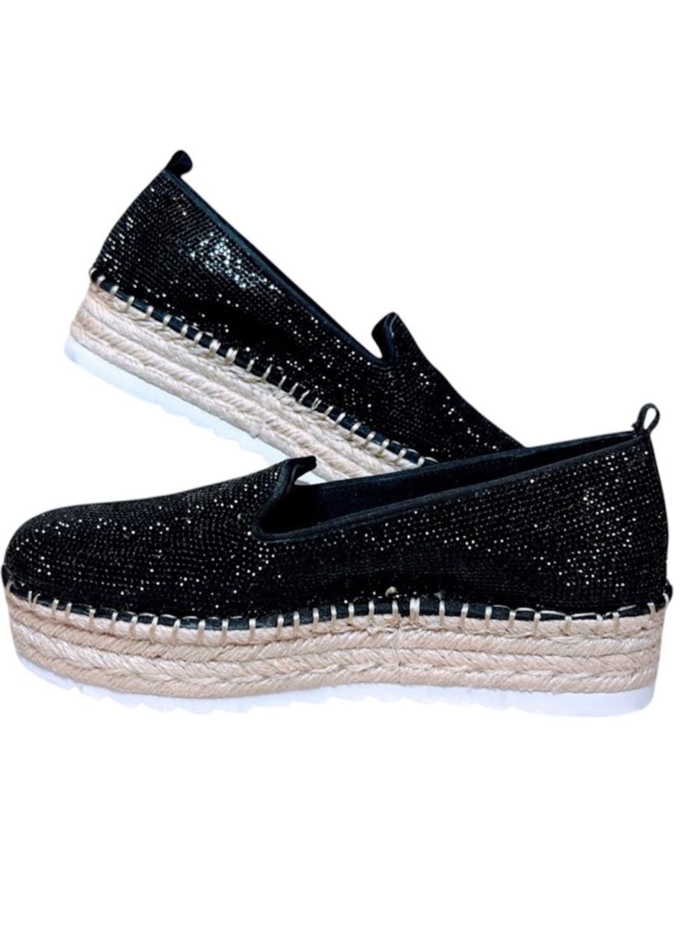 Gianni Bini Rhinestone Platform Espadrilles